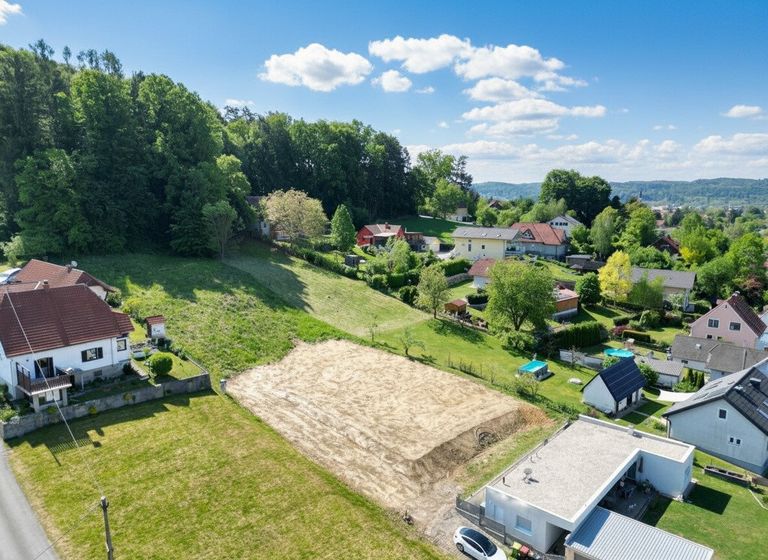 Südblick in Richtung Ortskern von Gleisdorf!