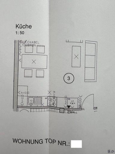 Küchenplan