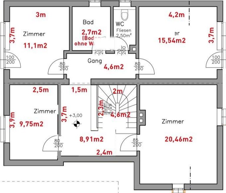Grundriss Dachgeschoss