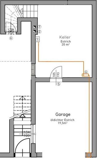 Grundriss Keller