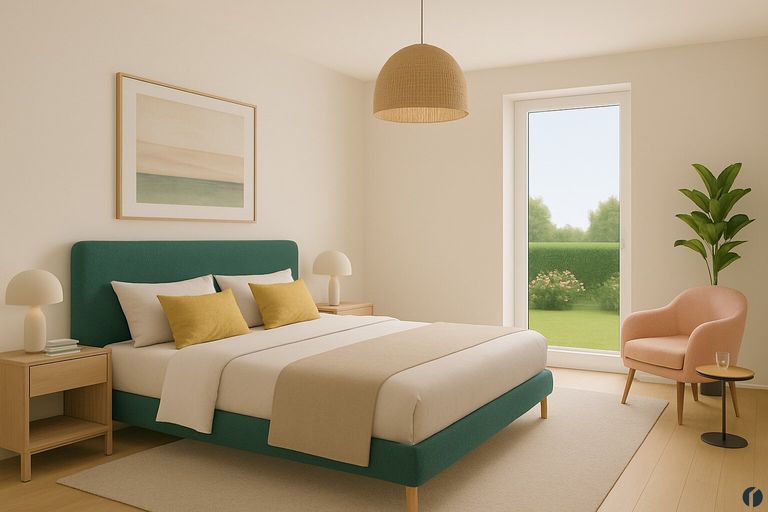 Einrichtungsbeispiel Schlafzimmer
