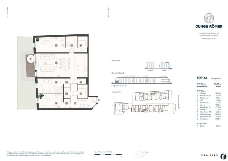Wohnungsplan Top 24