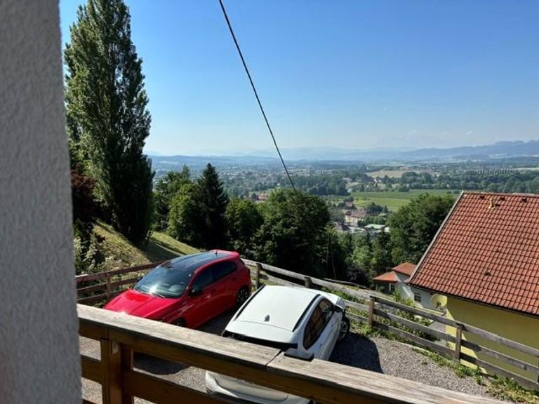 Aussicht vom Balkon