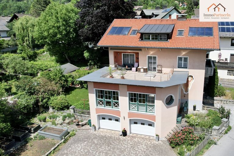 Ansicht Süd mit Dachterrasse