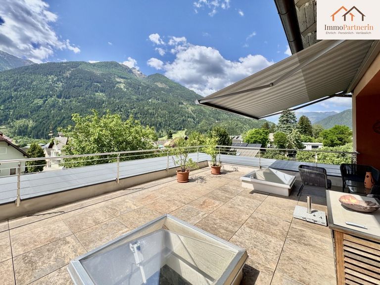 Panoramagenuss auf der Dachterrasse