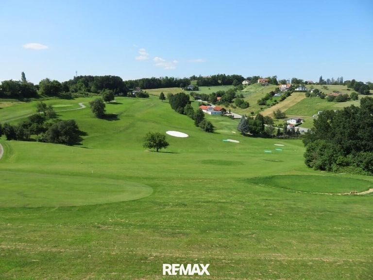 Ausblick auf den Golfplatz