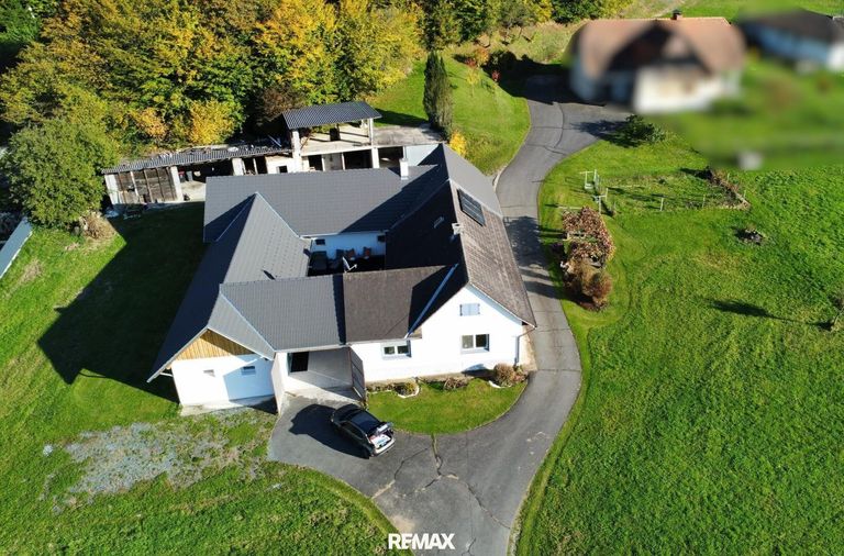 Drohnenfoto Haus 