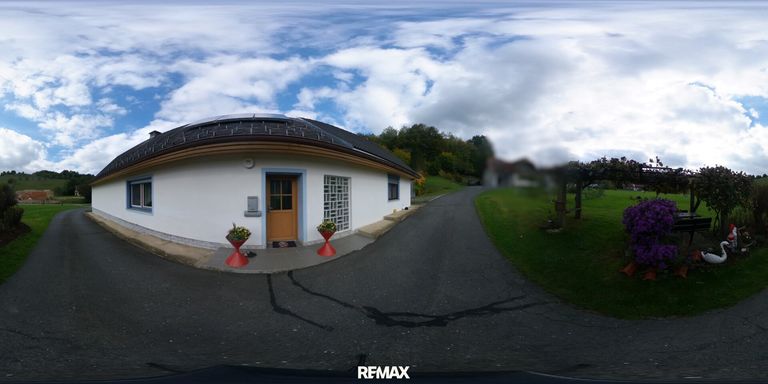 360° Ansicht Hauseingang 