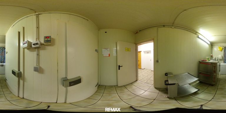 360° Sicht zu den Kühlräumen