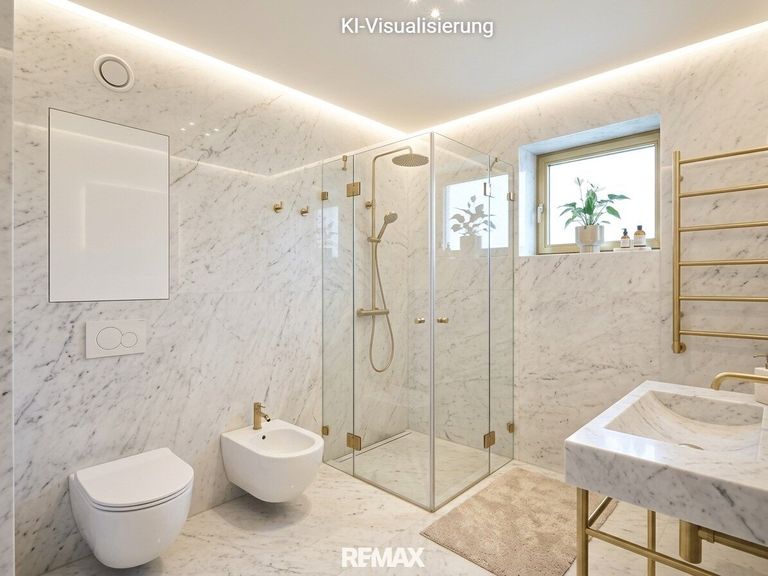 Badezimmer KI-Visualisierung