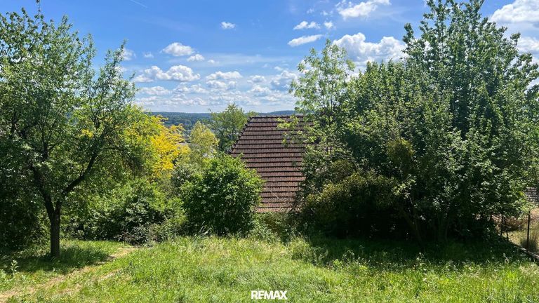Blick zum Haus