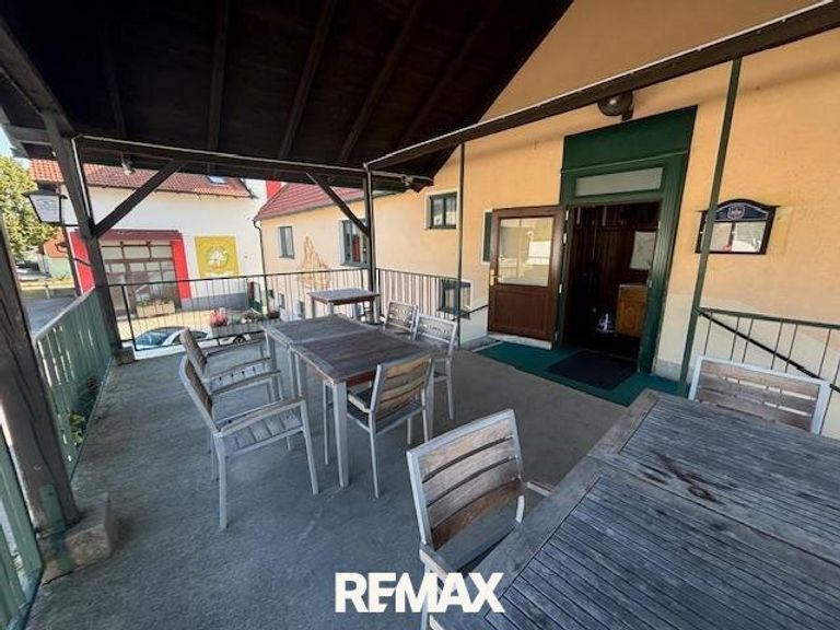Überdachte Terrasse