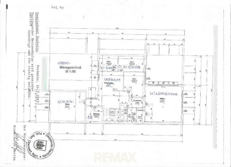 Rechnitz Grundriss OG