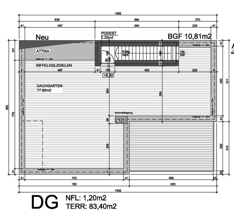 Dachterrasse