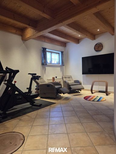 Zimmer mit Sauna und Spiralendusche