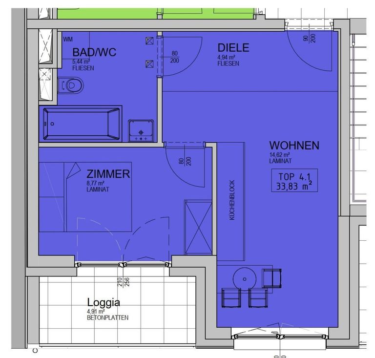 Grundrissplan