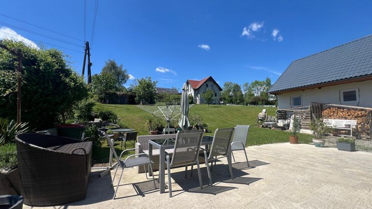Blick zum Garten