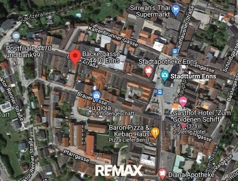 Zentrale Lage im Ennser Kerngebiet