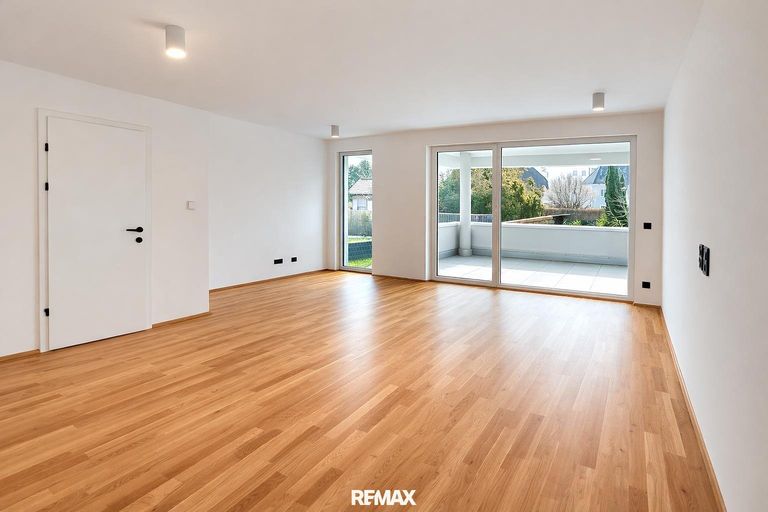 Wohn-/Esszimmer mit Küche