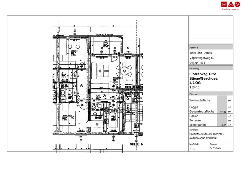 Wohnungsplan