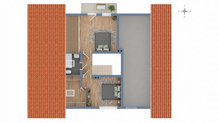 Grundrissplan 1. OG