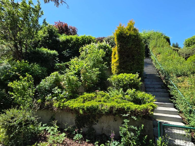 Terrassierte Böschung