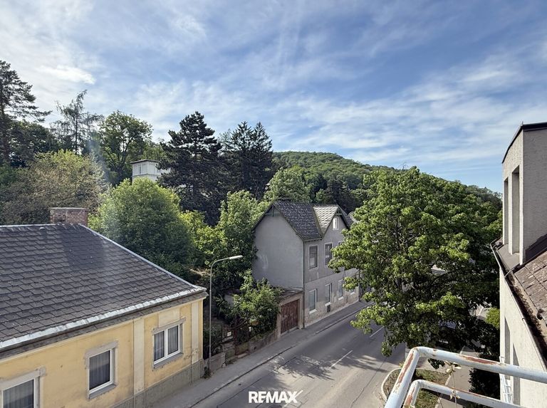 Ausblick vom Balkon