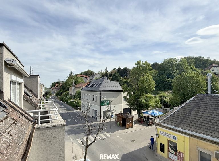 Ausblick vom Balkon