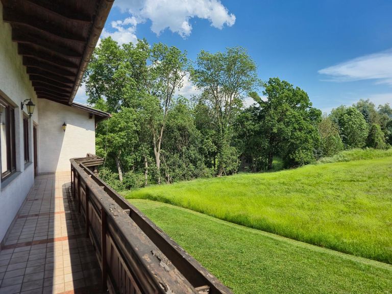 Ausblick Balkon