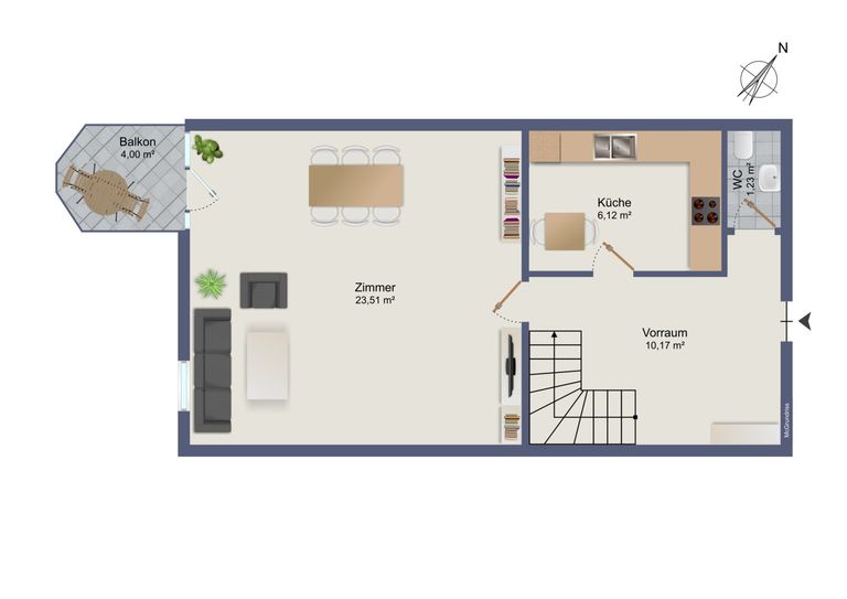 Grundriss EG schematisch