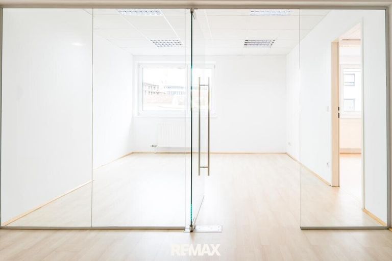 Bürofläche mit Glasfläche