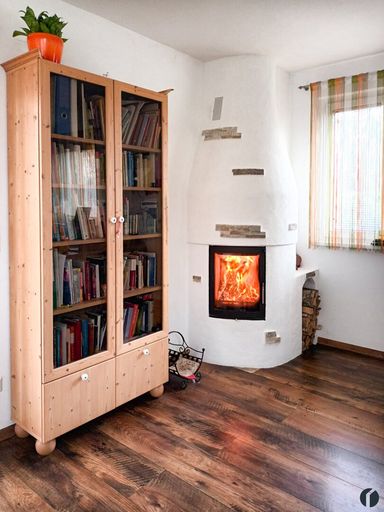 Kamin im Wohnzimmer