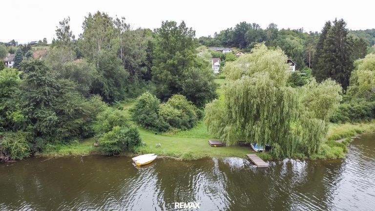 Drohnenaufnahme Seezugang