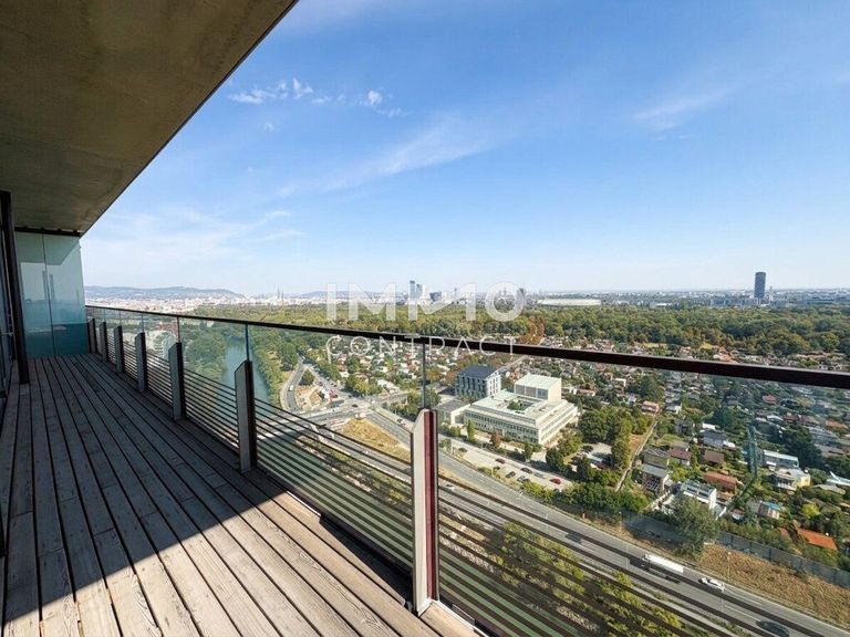 Balkon donaukanalaufwärts