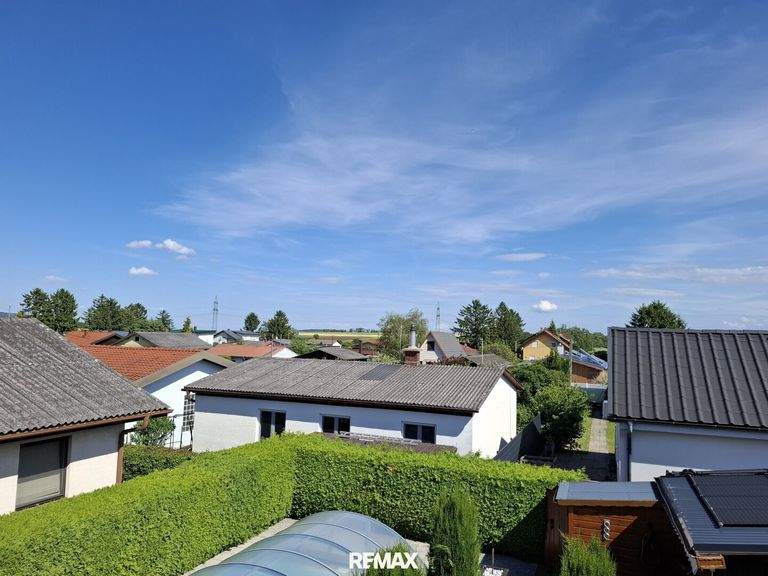 Ausblick vom Balkon