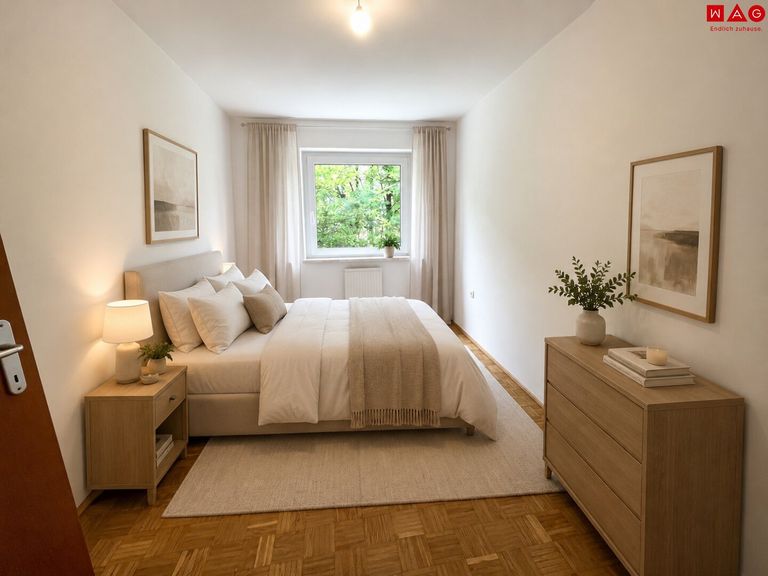 KI generiertes Schlafzimmer