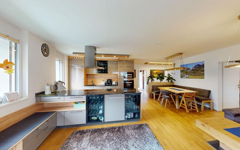 Längenfeld - Wohnung - Wohn, Koch & Essbereich
