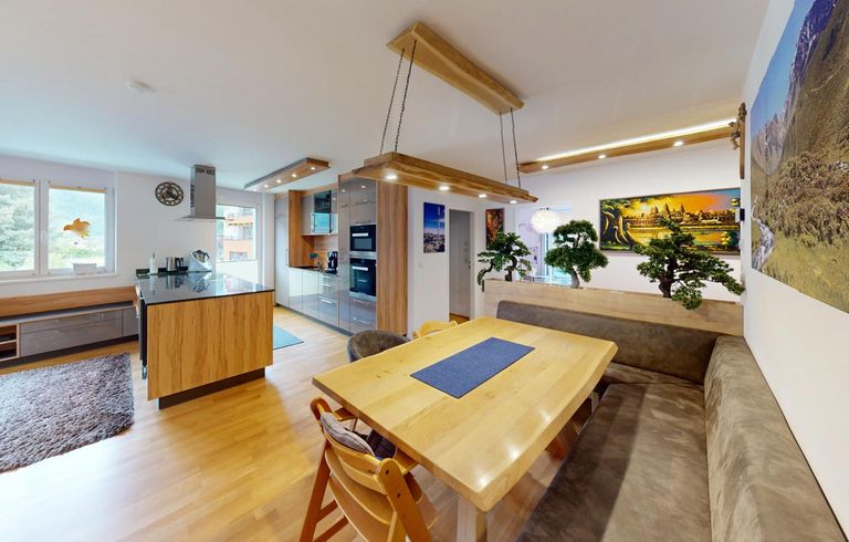 Längenfeld - Wohnung - Koch & Essbereich