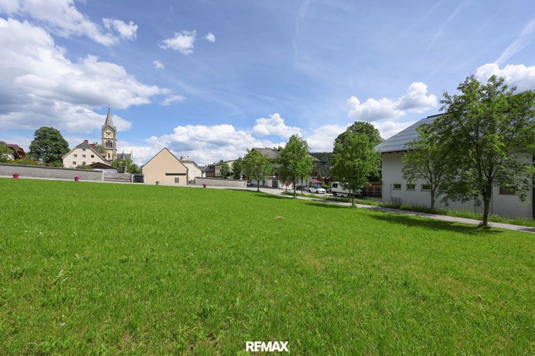 Blick Richtung evang. Kirche OST