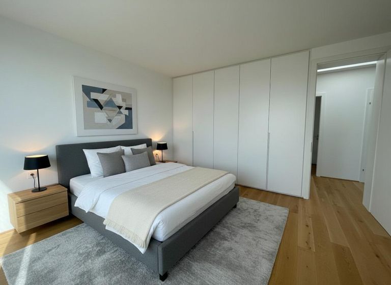 Schlafzimmer - Symbolfoto KI