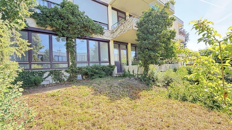 Blick zur Wohnung