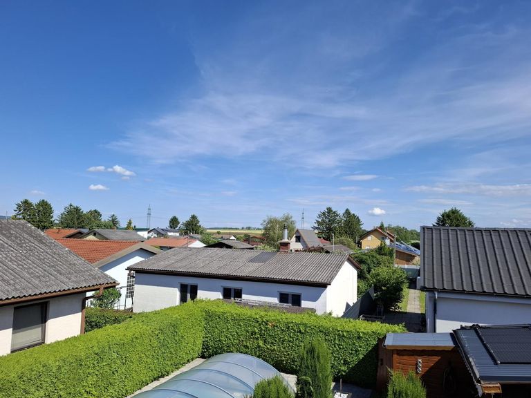 Ausblick vom Balkon