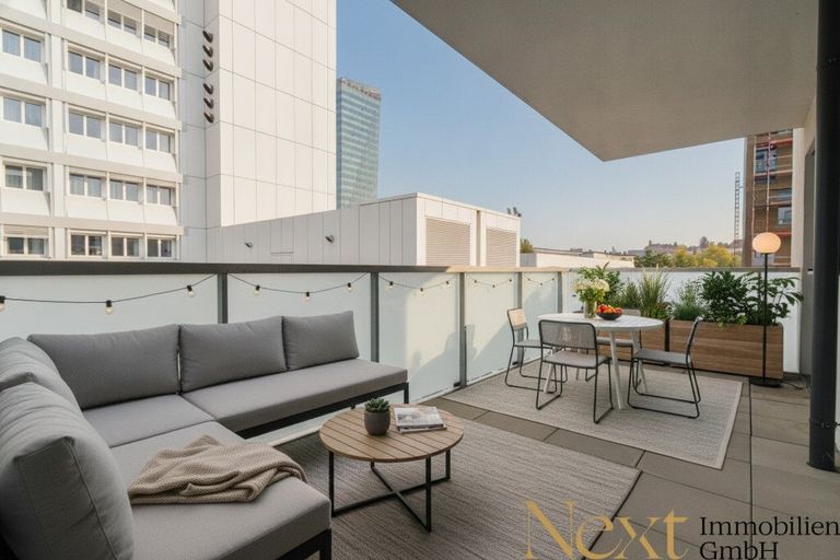 Balkon I (KI möbliert)