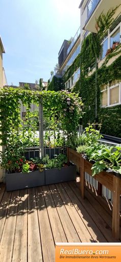 2. Ebene - Terrasse bei der Galerie / Vorschlag: so könnte man ihn gestaten