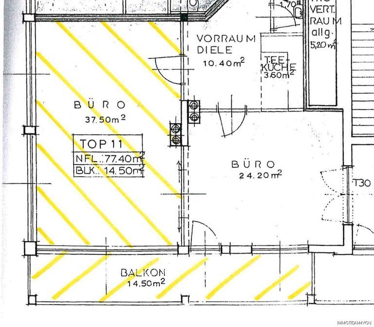 Büro 38 m²