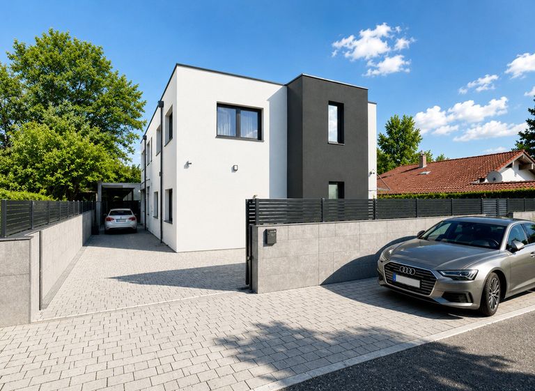 Einfamilien Haus vorne