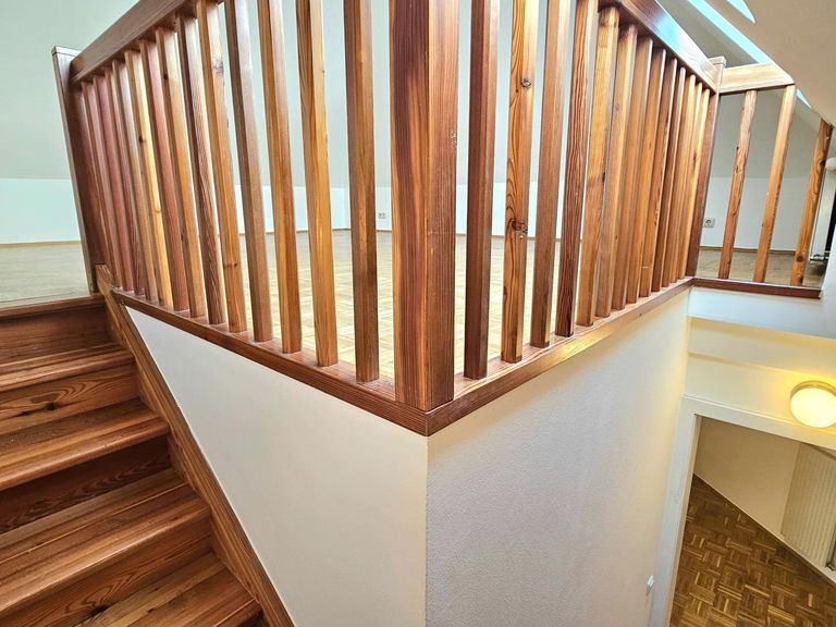 Stiege zum Schlafzimmer