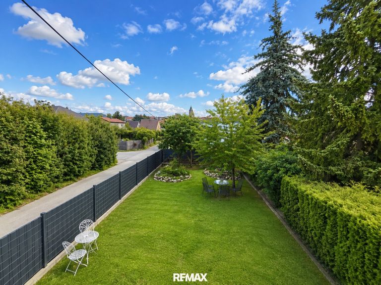 Blick vom Balkon