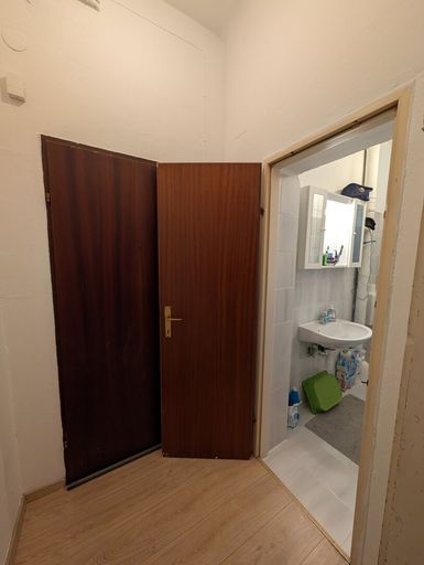 Wohnungseingang mit Zugang Badezimmer