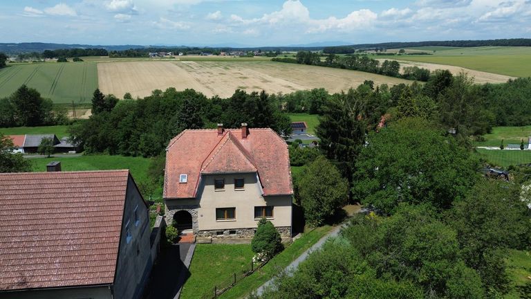 Ansicht mit Drohne
